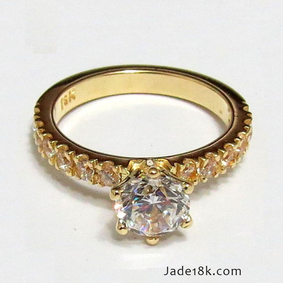 Anillo de Compromiso "Gabriela" – Jade18k