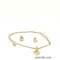 Juego de Corazones Oro de 18k