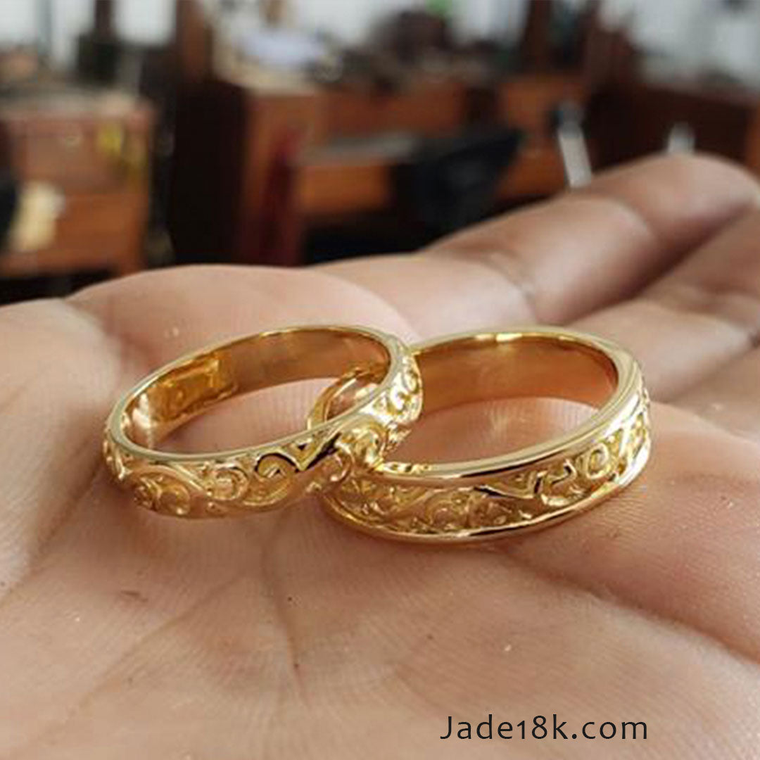 Alianzas aros de boda Labradas 3D