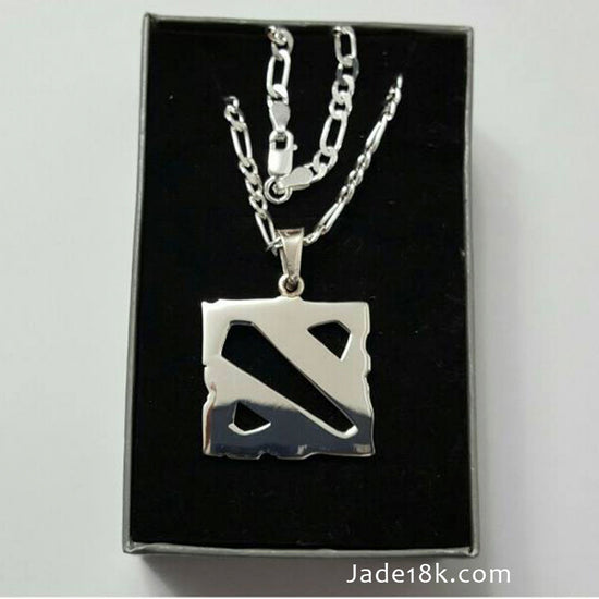 Dije para Varon Simbolo de Dota Plata Ley – Jade18k