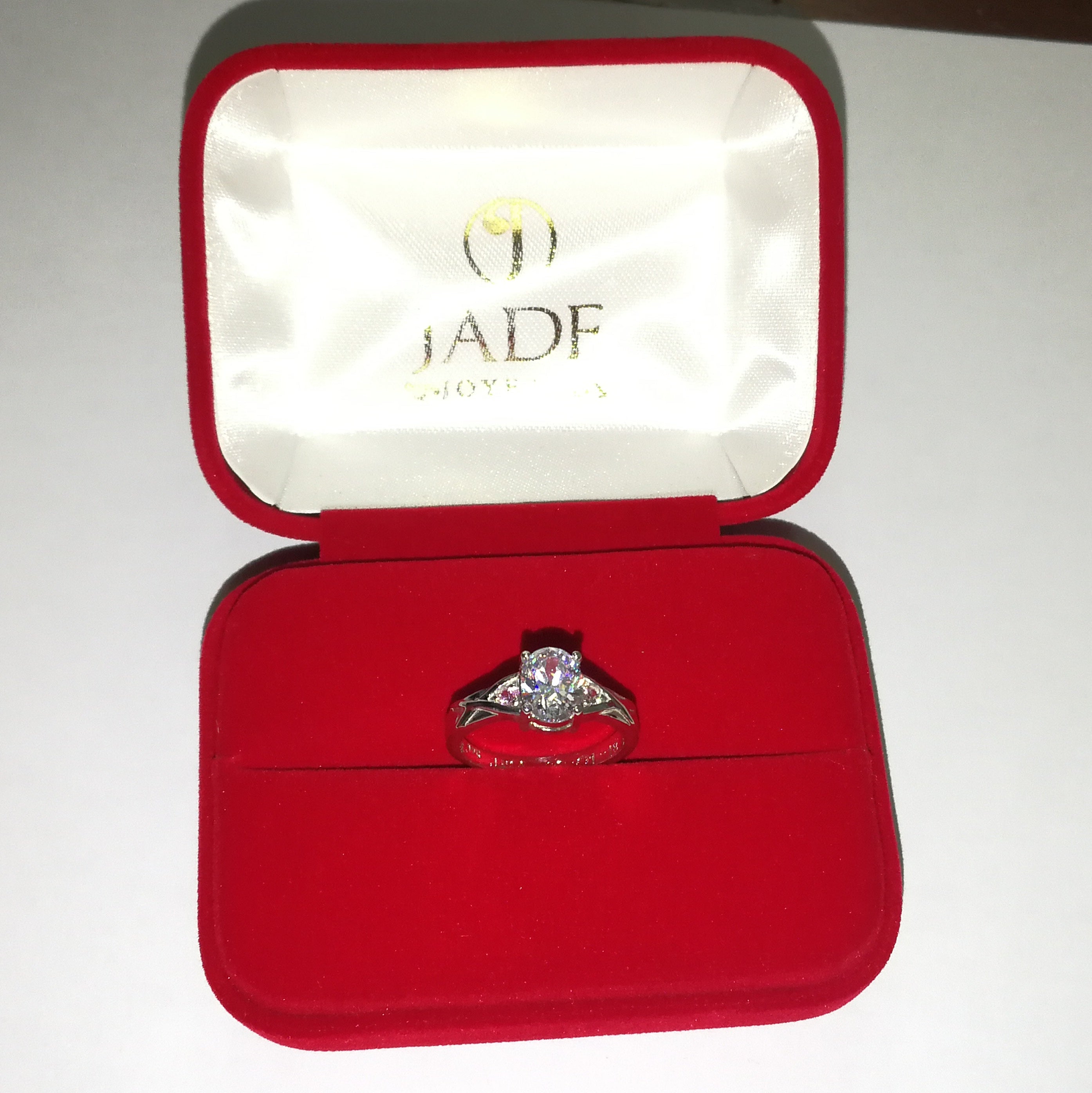 Compromiso en Plata Ley Anillo Natalie