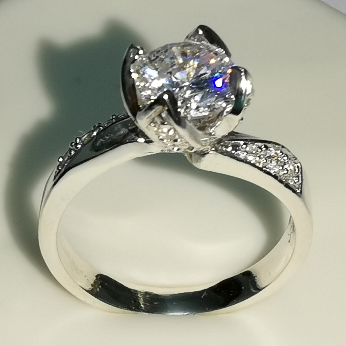 Anillo de Compromiso en Plata "Ursula"