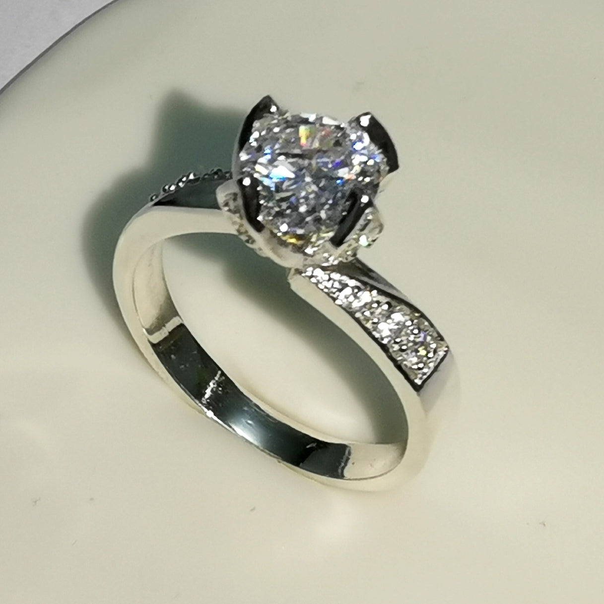 Anillo de Compromiso en Plata "Ursula"