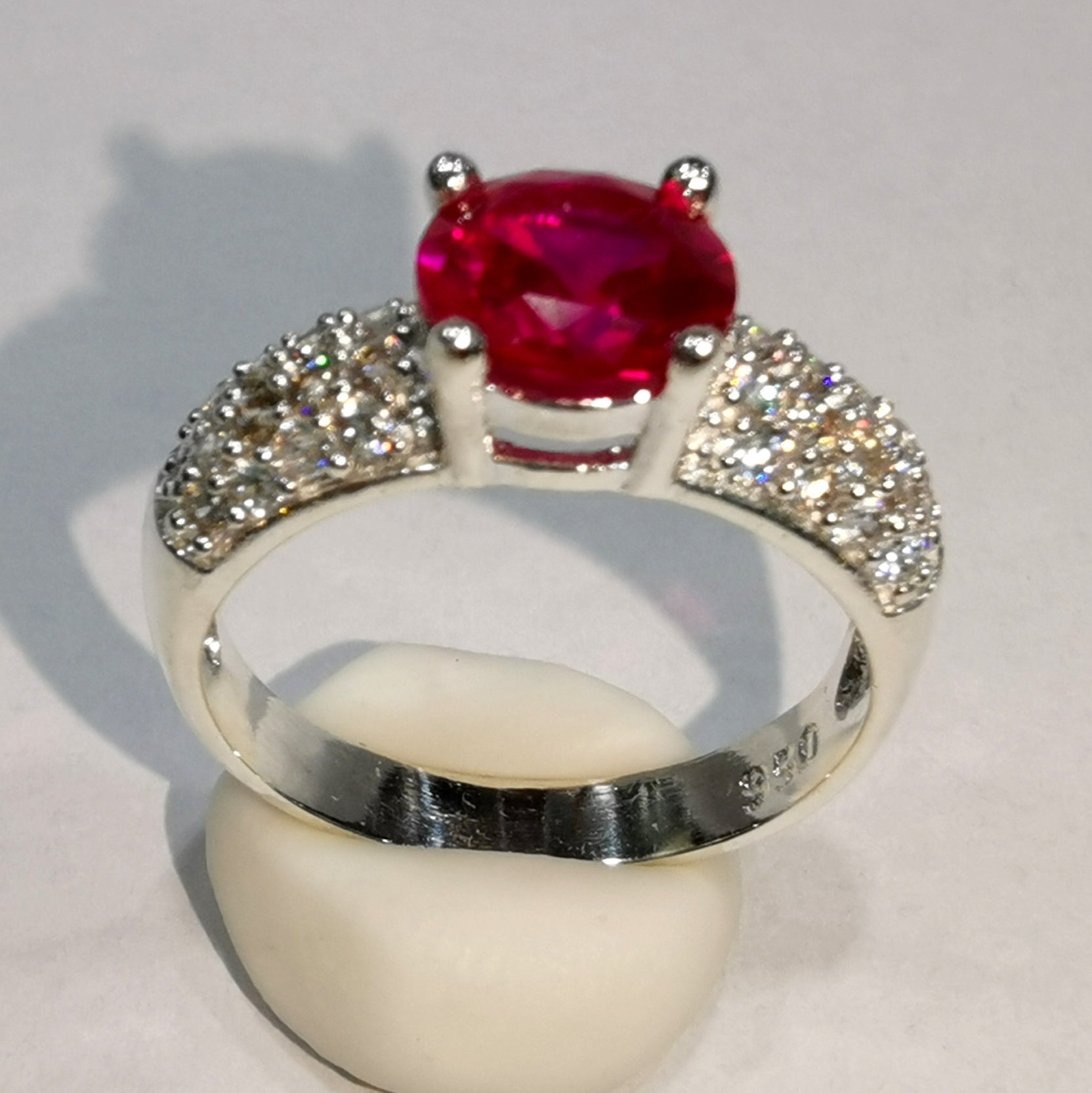 Anillo de Compromiso Plata "Mariel"