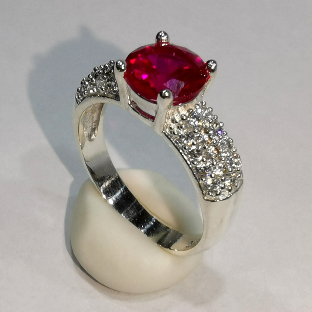 Anillo de Compromiso Plata "Mariel"