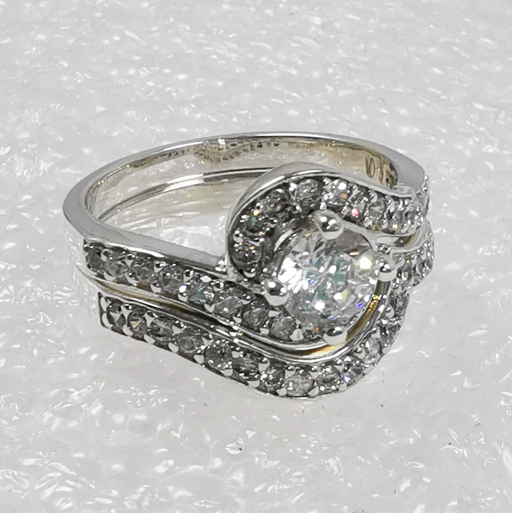 Anillo de Compromiso en Plata Mindy