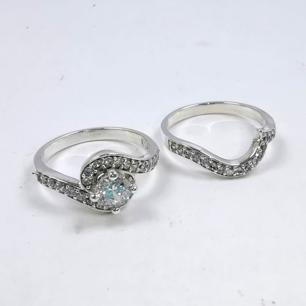 Anillo de Compromiso en Plata Mindy