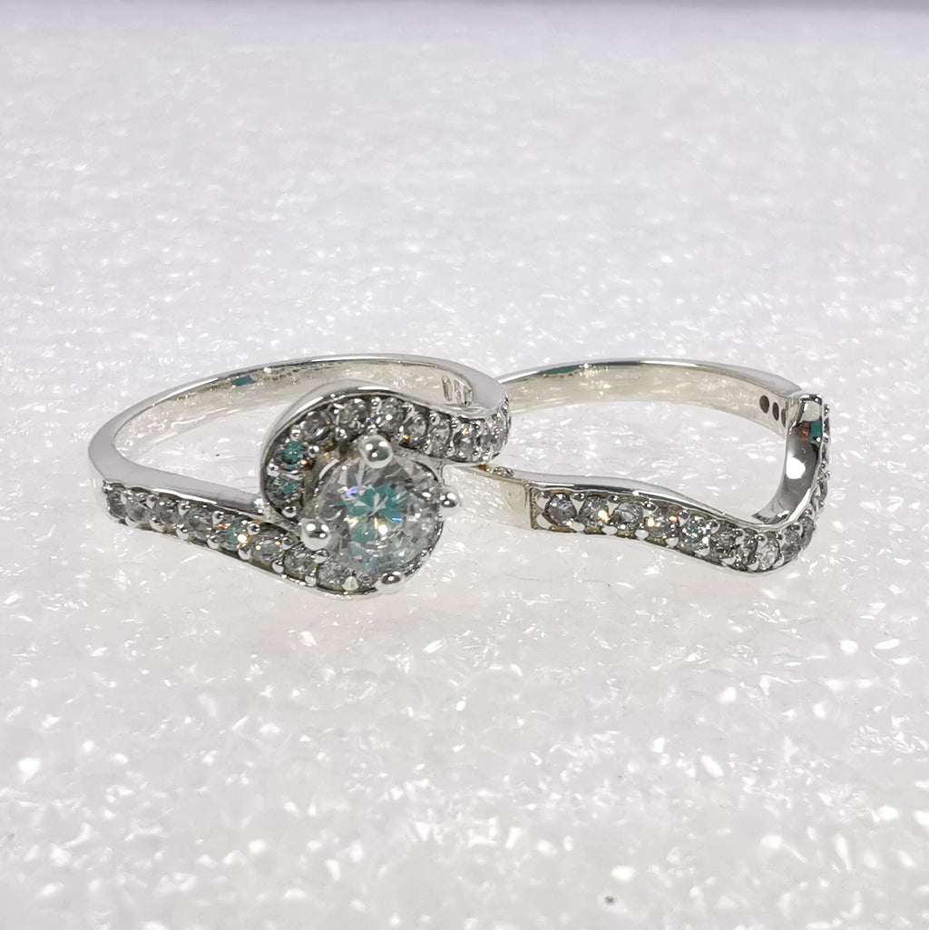 Anillo de Compromiso en Plata Mindy