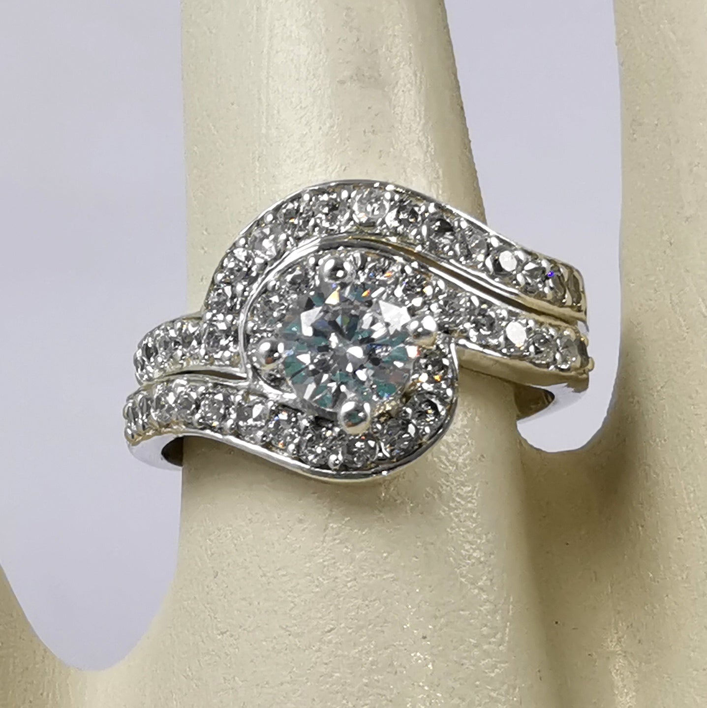 Anillo de Compromiso en Plata Mindy