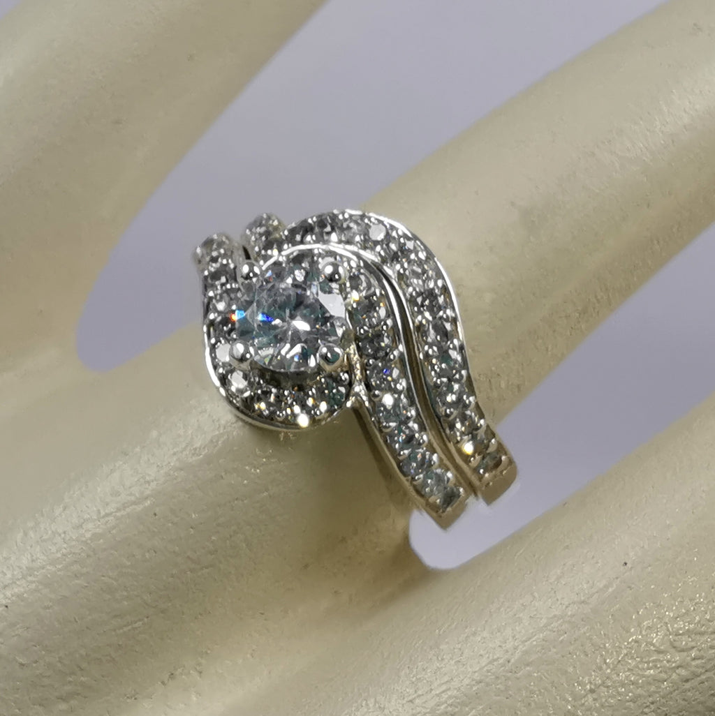 Anillo de Compromiso en Plata Mindy