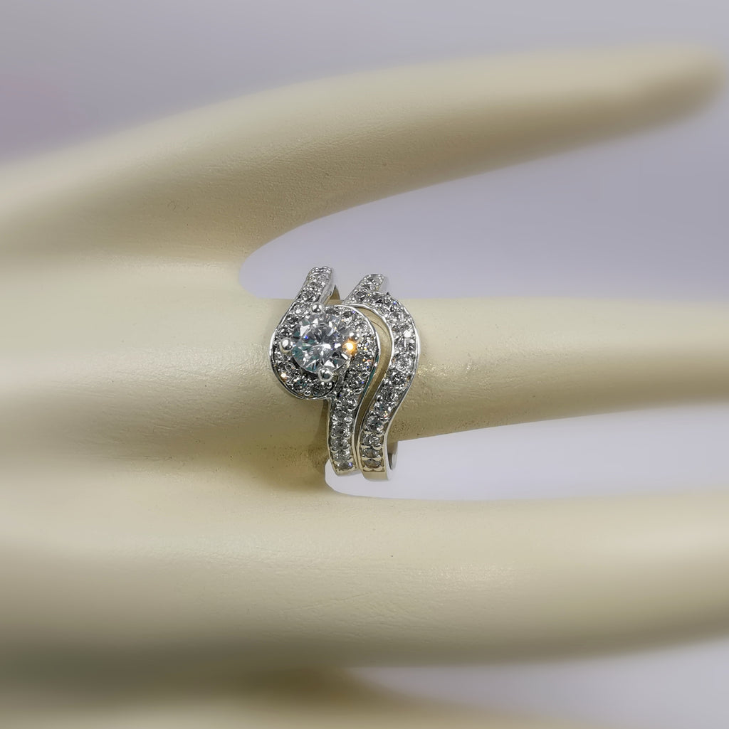 Anillo de Compromiso en Plata Mindy