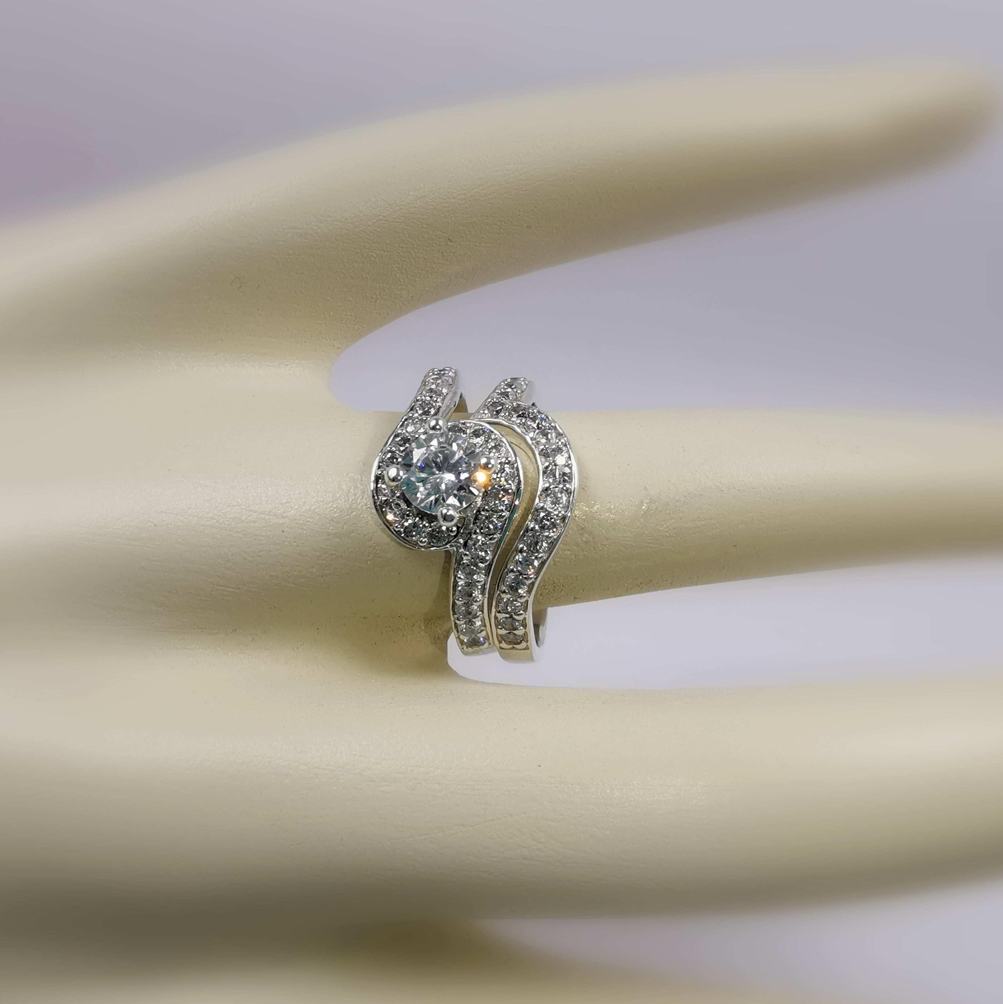 Anillo de Compromiso en Plata Mindy