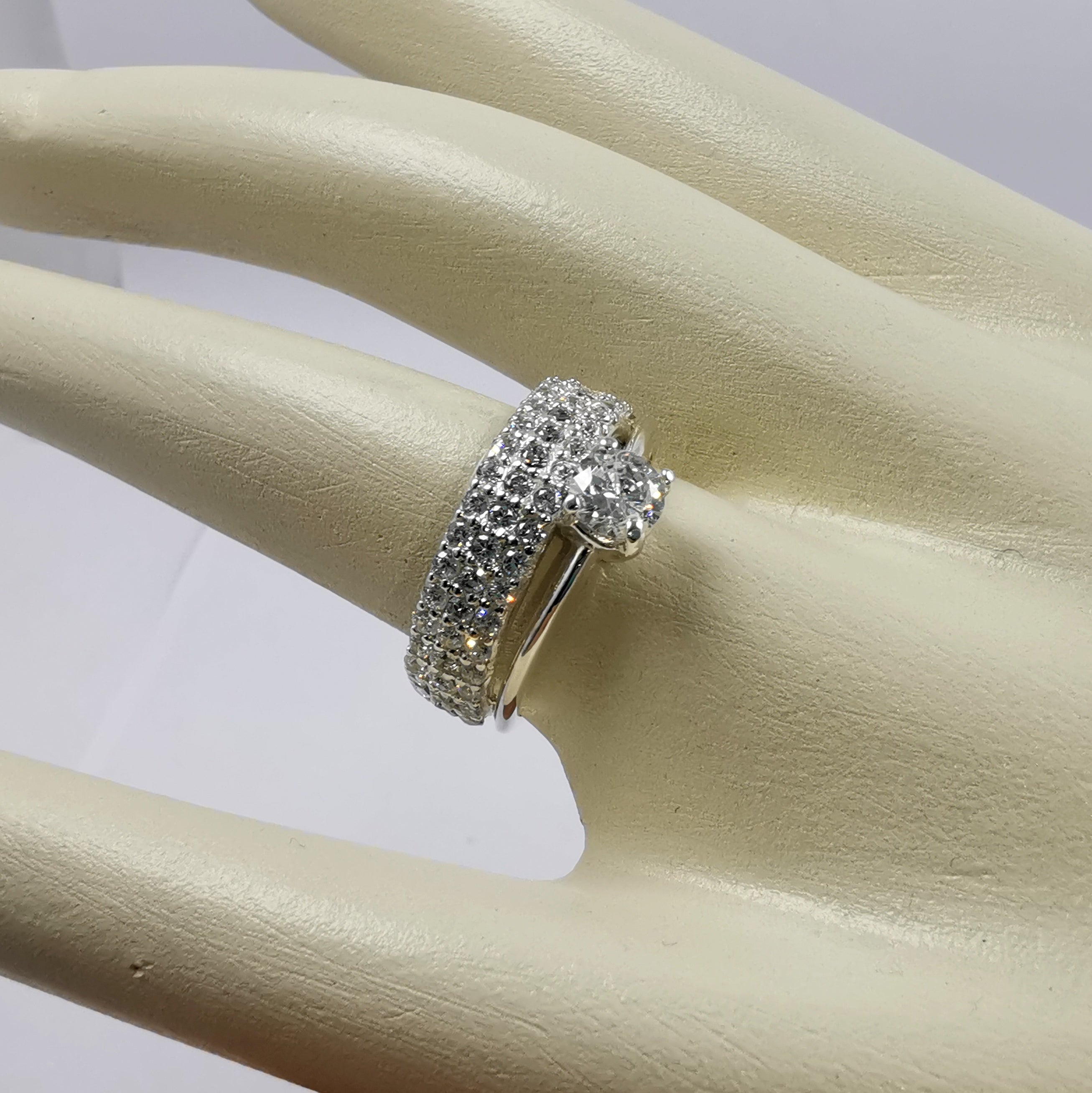 Anillo de Compromiso Plata "Doble"