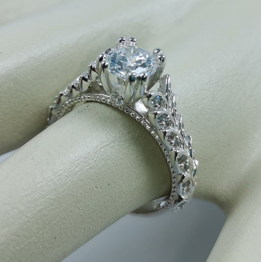 Anillo Dory Plata Ley – Jade18k (vista 2)