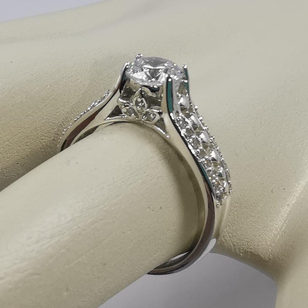 Anillo de Compromiso Plata "Daniela"