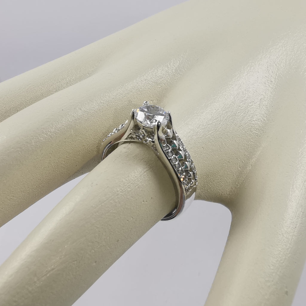 Anillo de Compromiso Plata "Daniela"