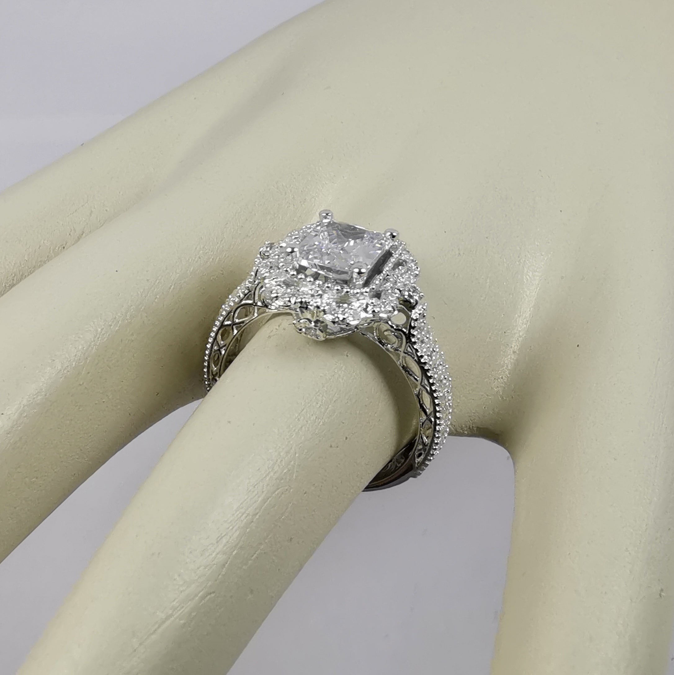 Anillo de Compromiso Plata " Yuliana"