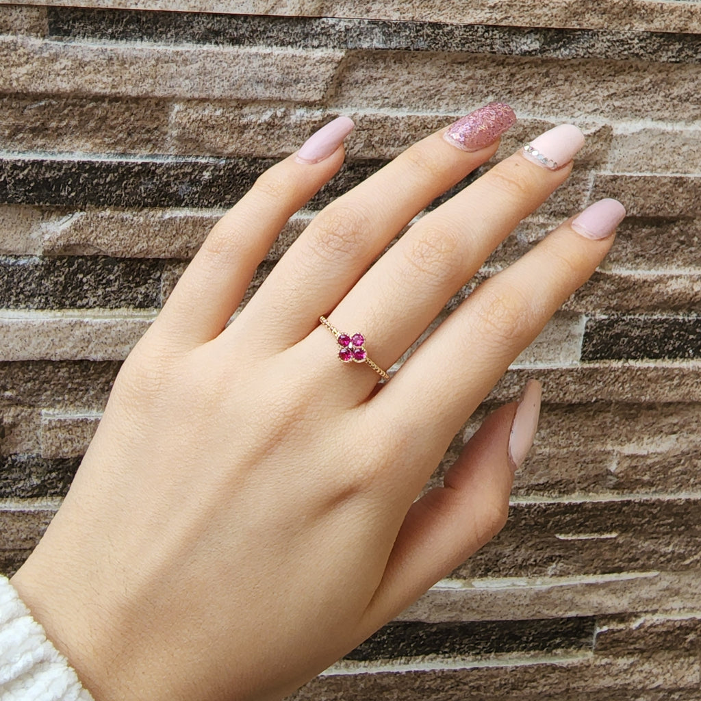 Cintillo con flor central