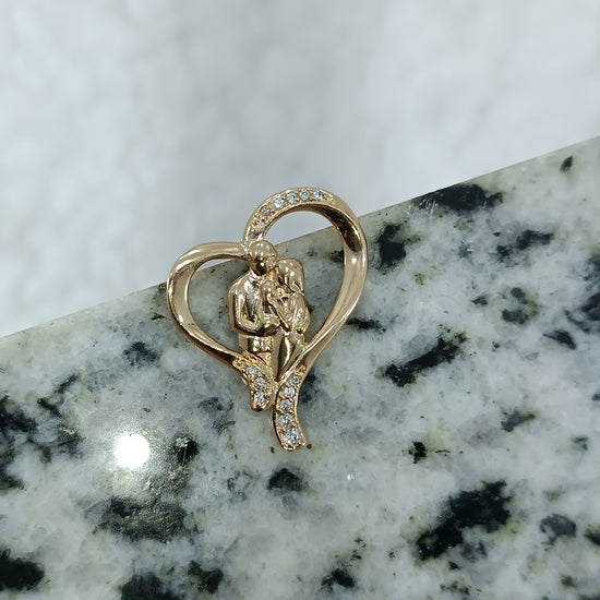 Dije de pareja en oro 18k – Jade18k