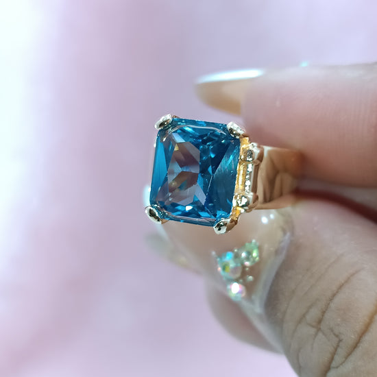 Anillo de compromiso Cielo en oro 18k – Jade18k (vista 2)
