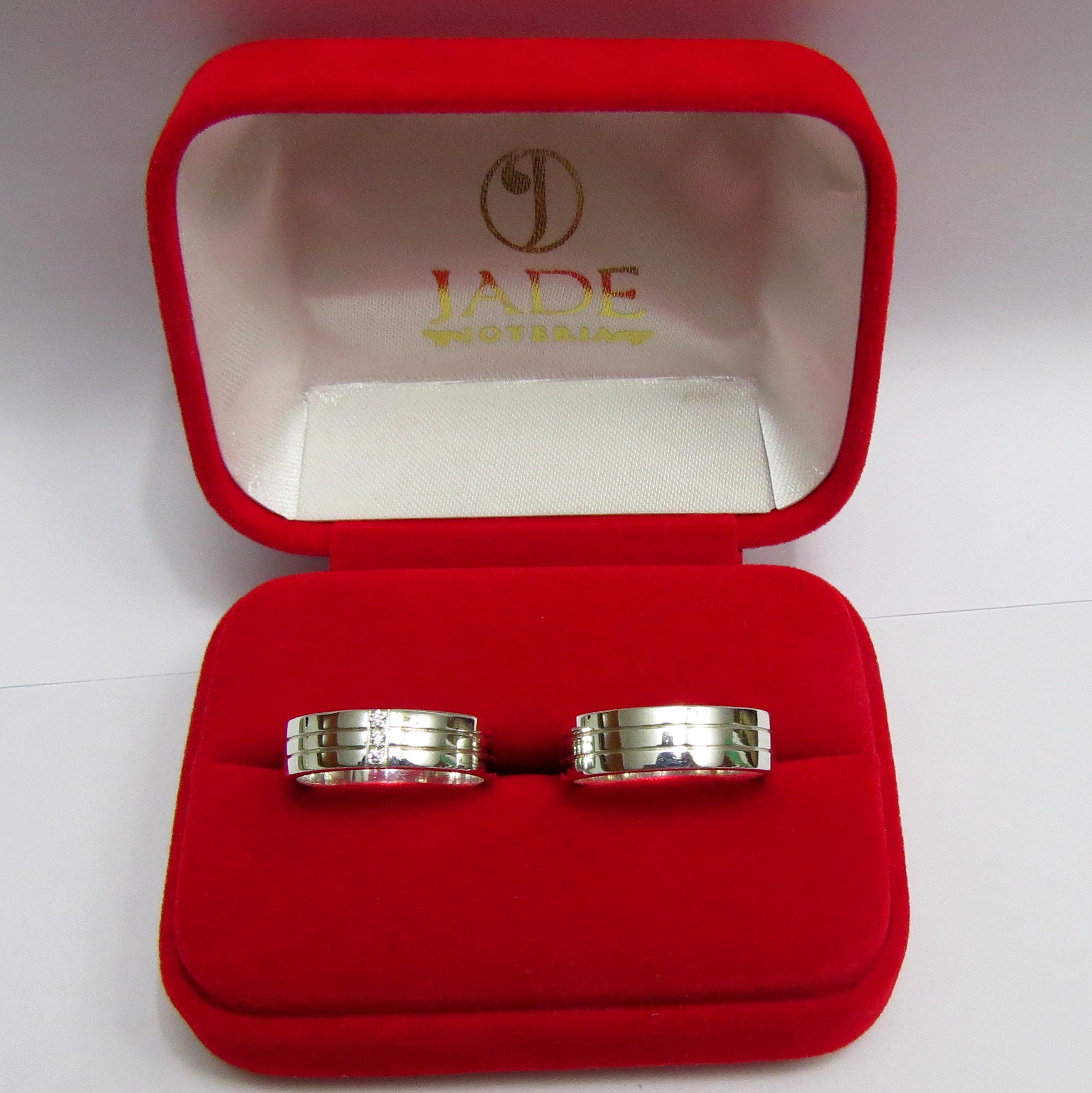 Alianzas AL 025 en Plata Ley con Lineas y Piedras