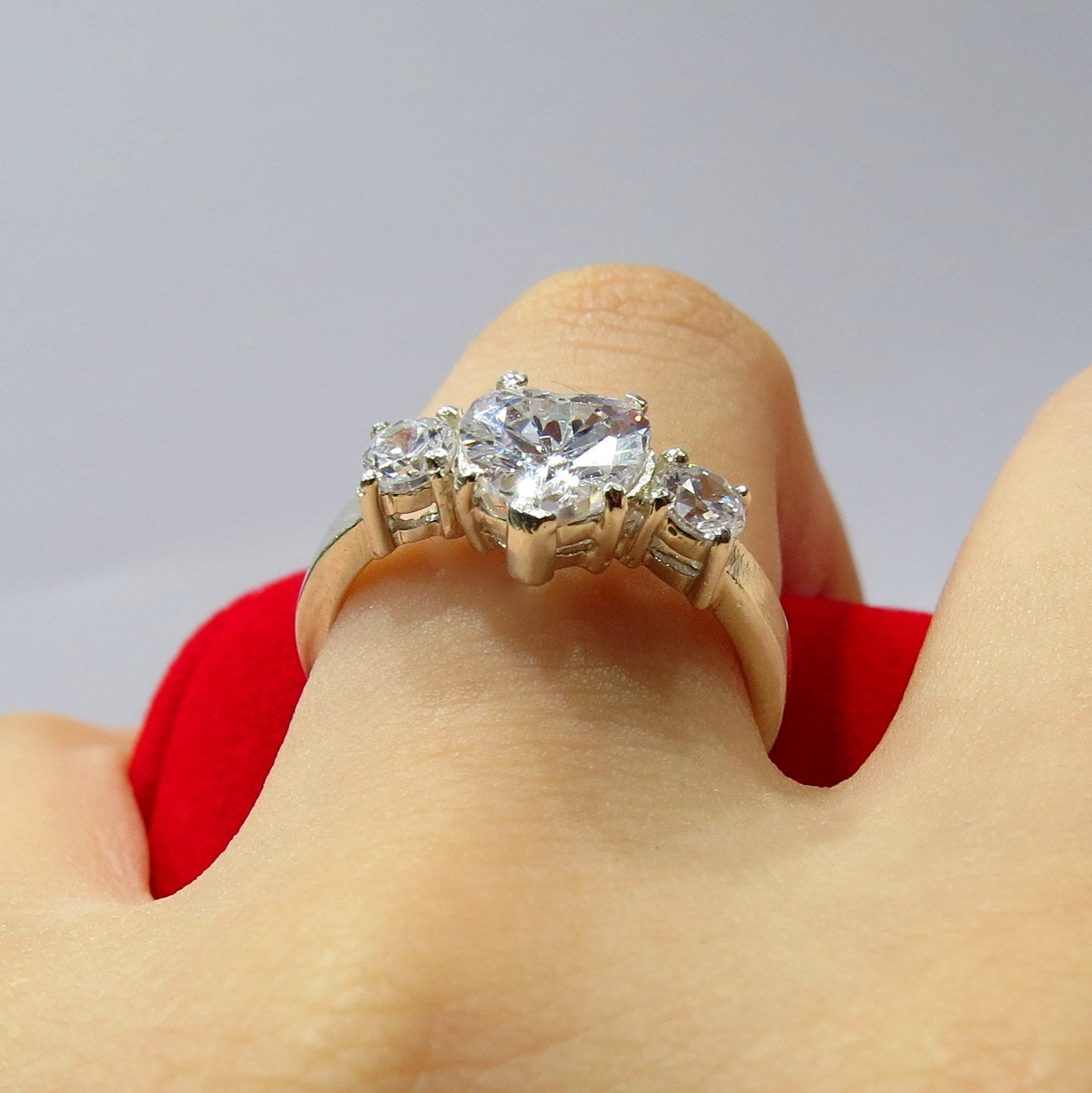 Anillo Lauren de Compromiso en Plata