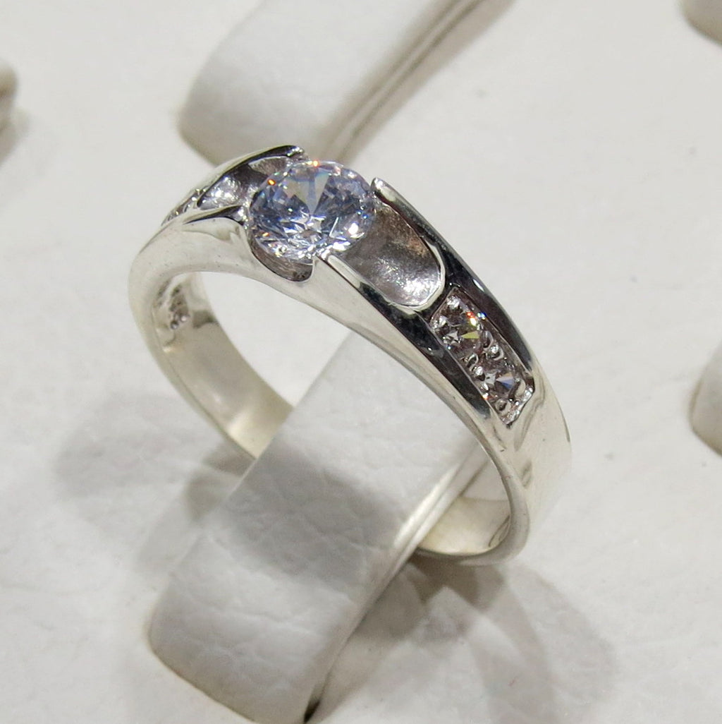 Anillo Fiory de Compromiso en Plata