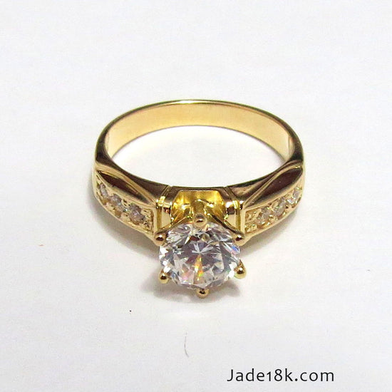 Anillo de compromiso Especial Love en oro 18k – Jade18k