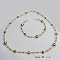 Cadena y Pulsera de lentejas