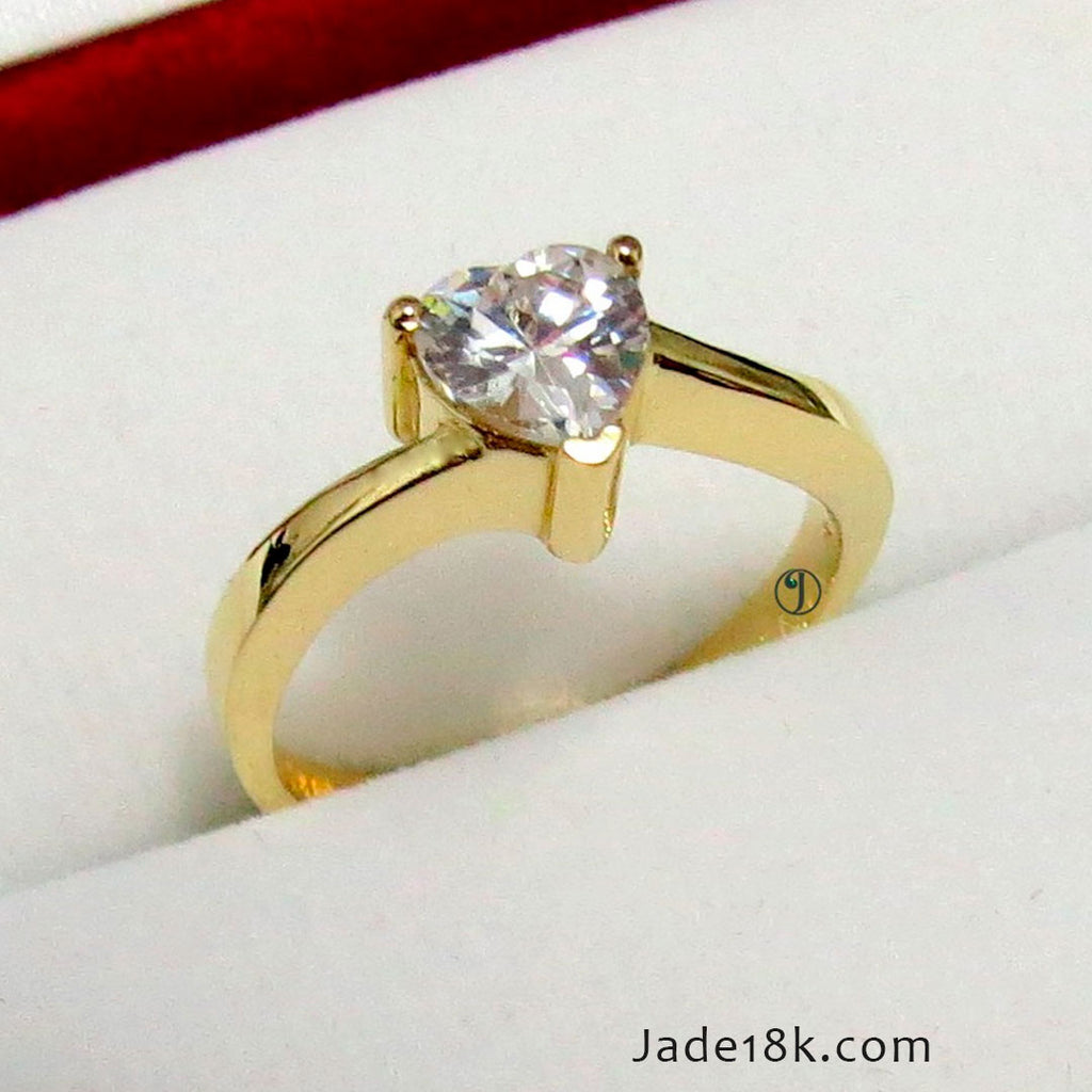 Anillo de Promesa Mi Corazón en tus Manos