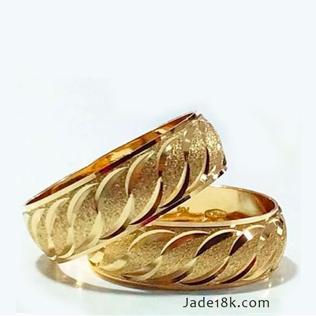 Alianzas aros de boda Escarcha y Diamante