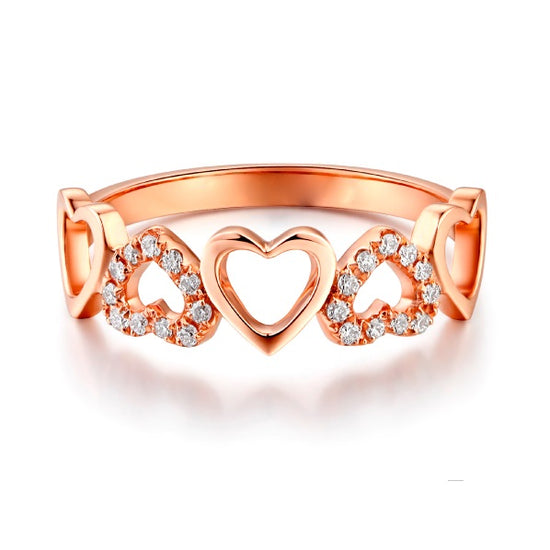 Anillo Eres mi corazón en oro 18k – Jade18k