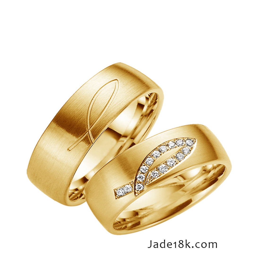 Alianzas aros de boda Fish