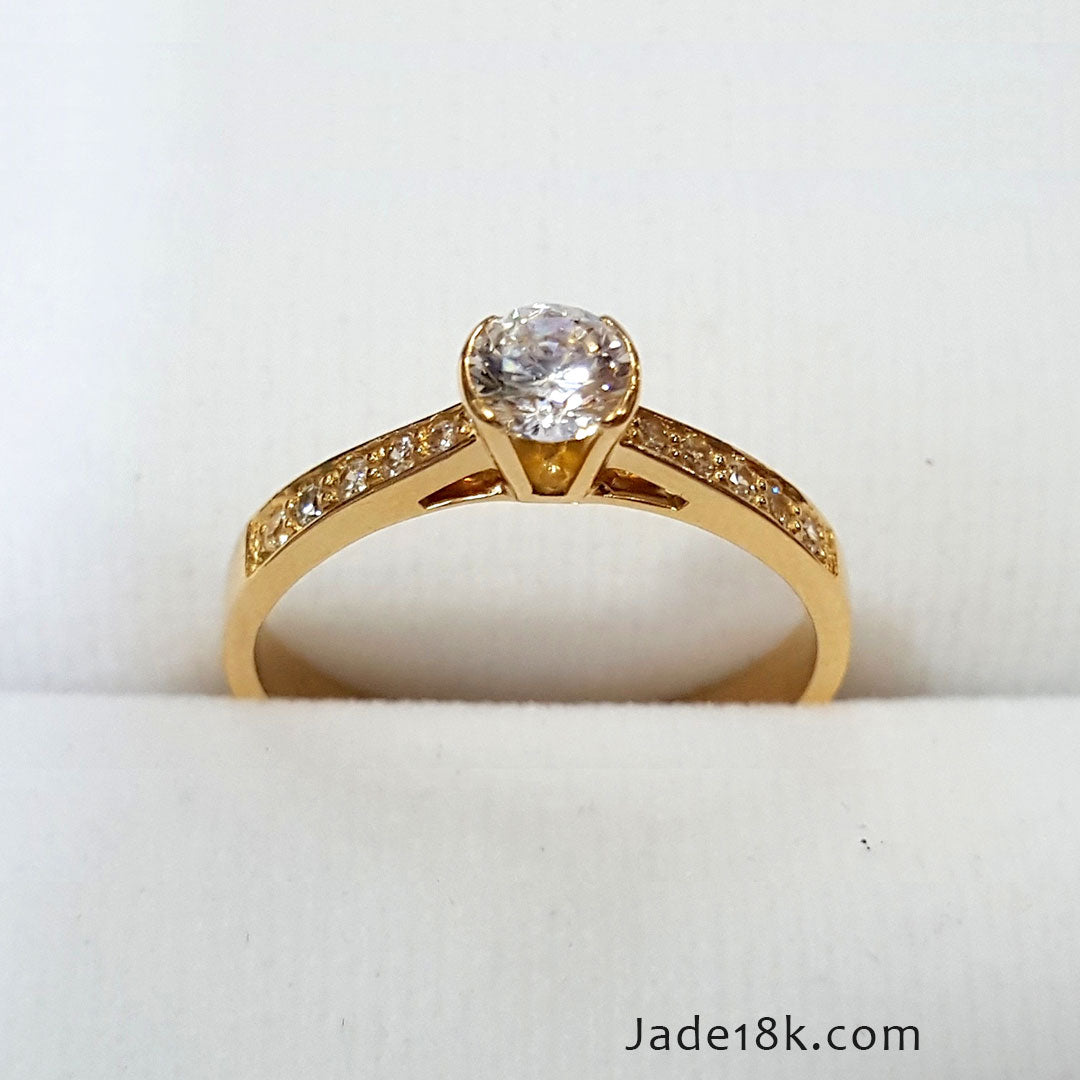 Anillo de Compromiso con Moissanite "Siempre tú"