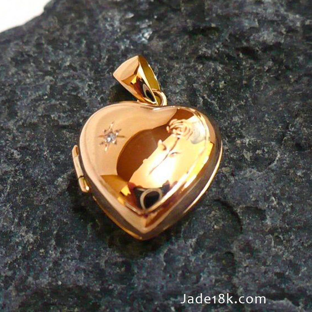 Dije Relicario PortaFoto Oro 18k