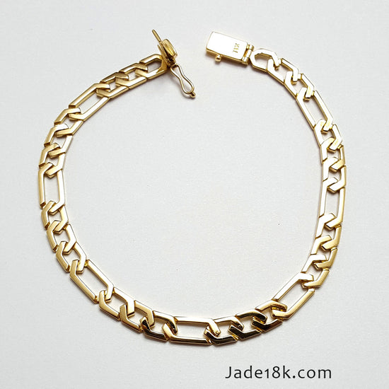 Pulsera 3x1 en Oro 18k – Jade18k