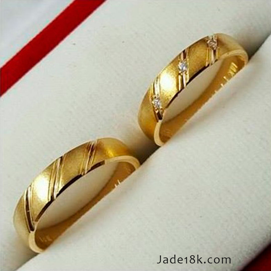 Alianzas aros de boda Nuestro Camino Oro de 18k