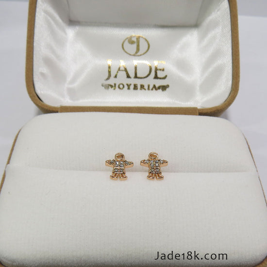 Aretes Mamá Oro 18k – Jade18k