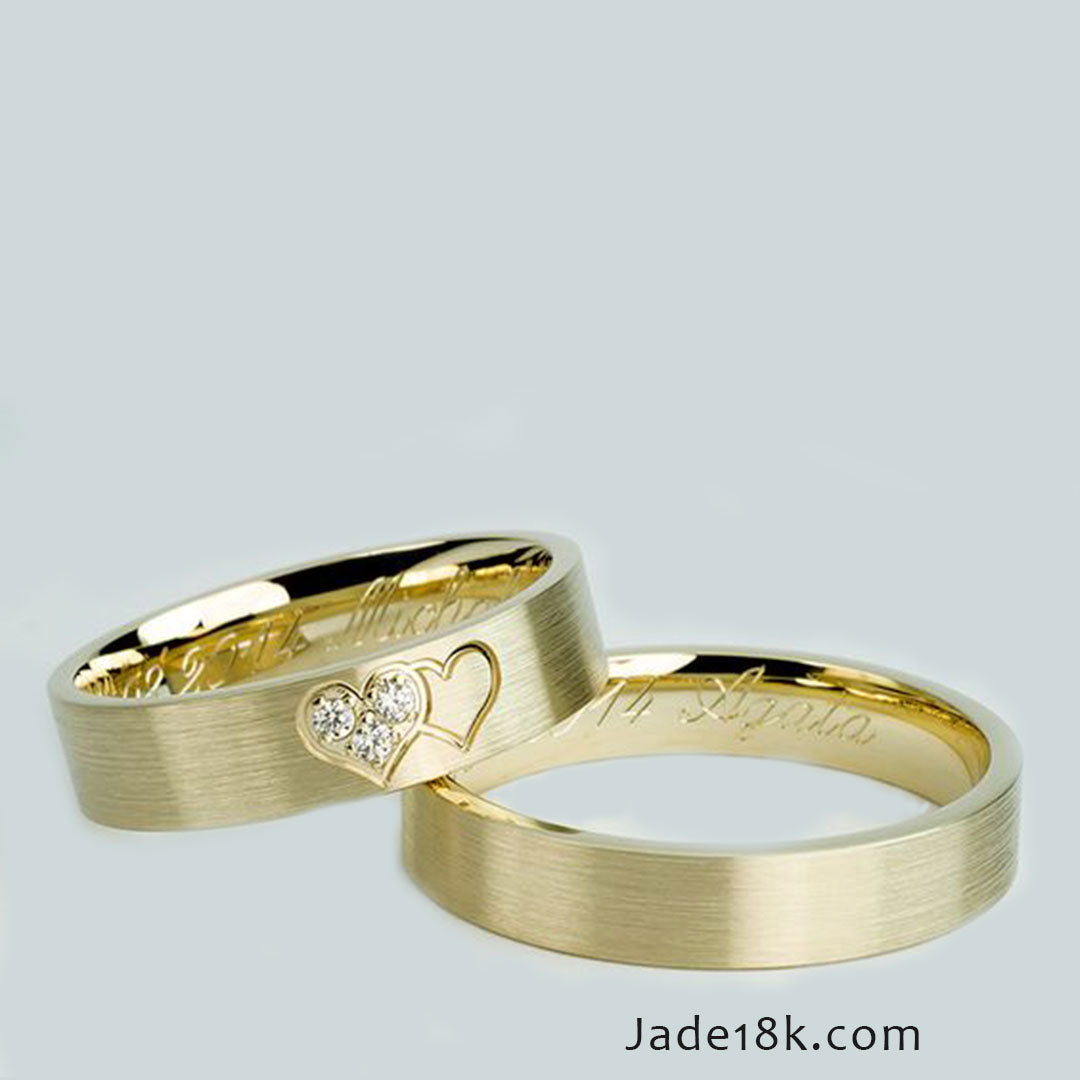 Aros de Boda Corazones Unidos