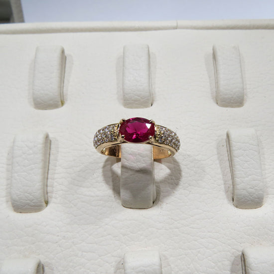 Anillo Ruby love Oro 18k – Jade18k