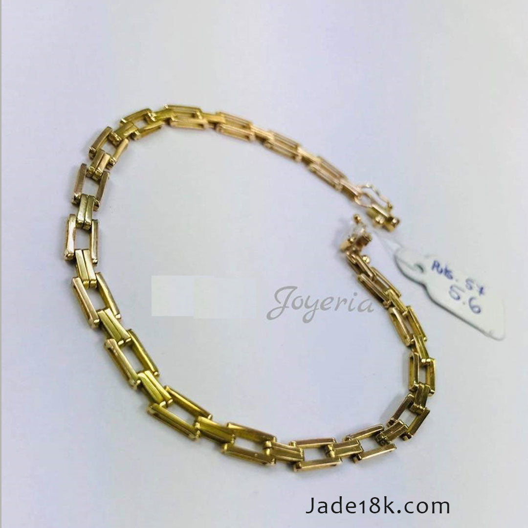 Pulsera venecia en oro 18k