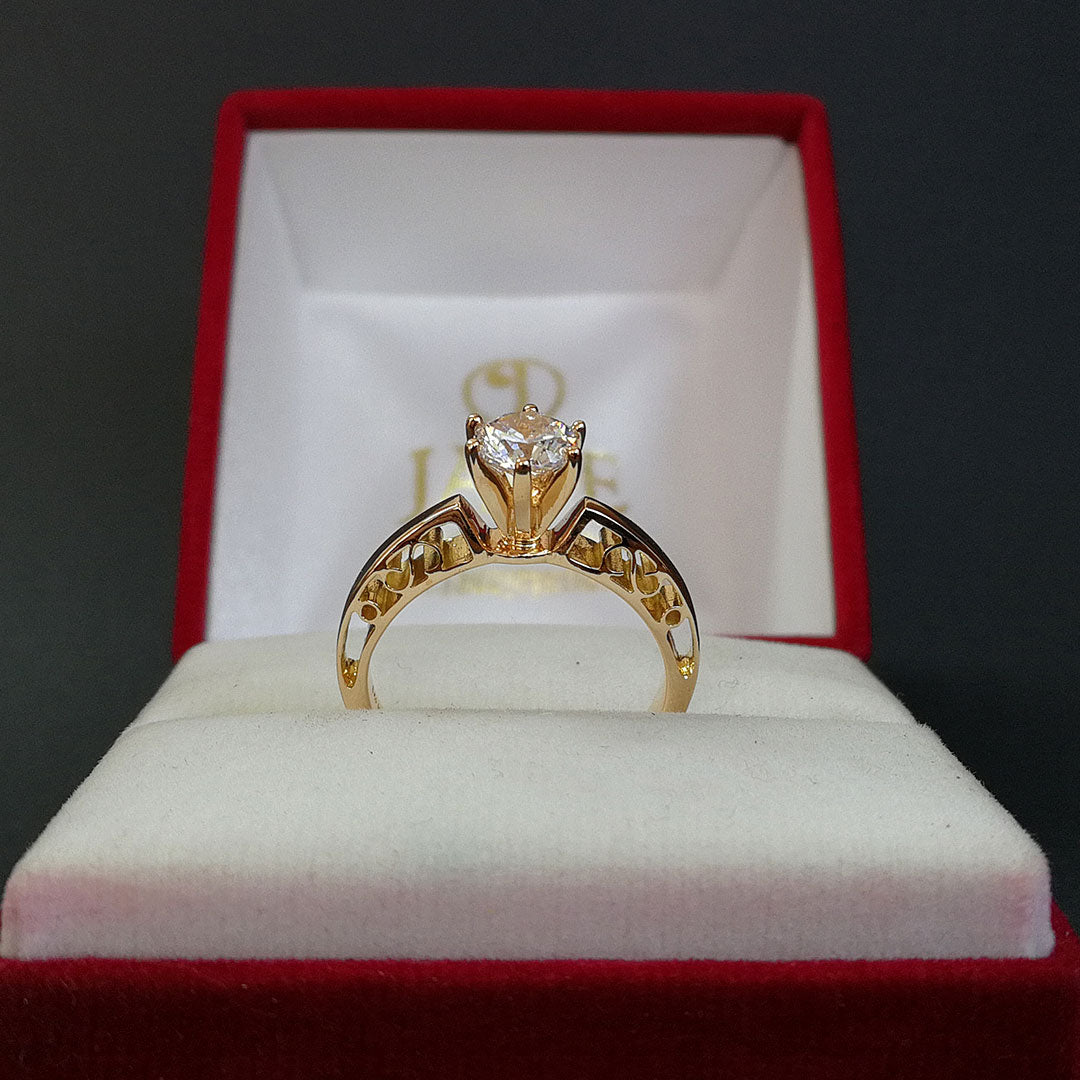 Anillo de Compromiso en oro18k