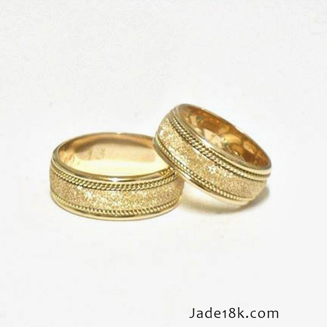 Alianzas aros de boda Macedonia Oro de 18k