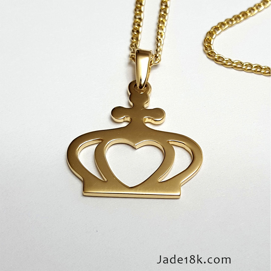 Dije de Corona para Dama Oro 18k