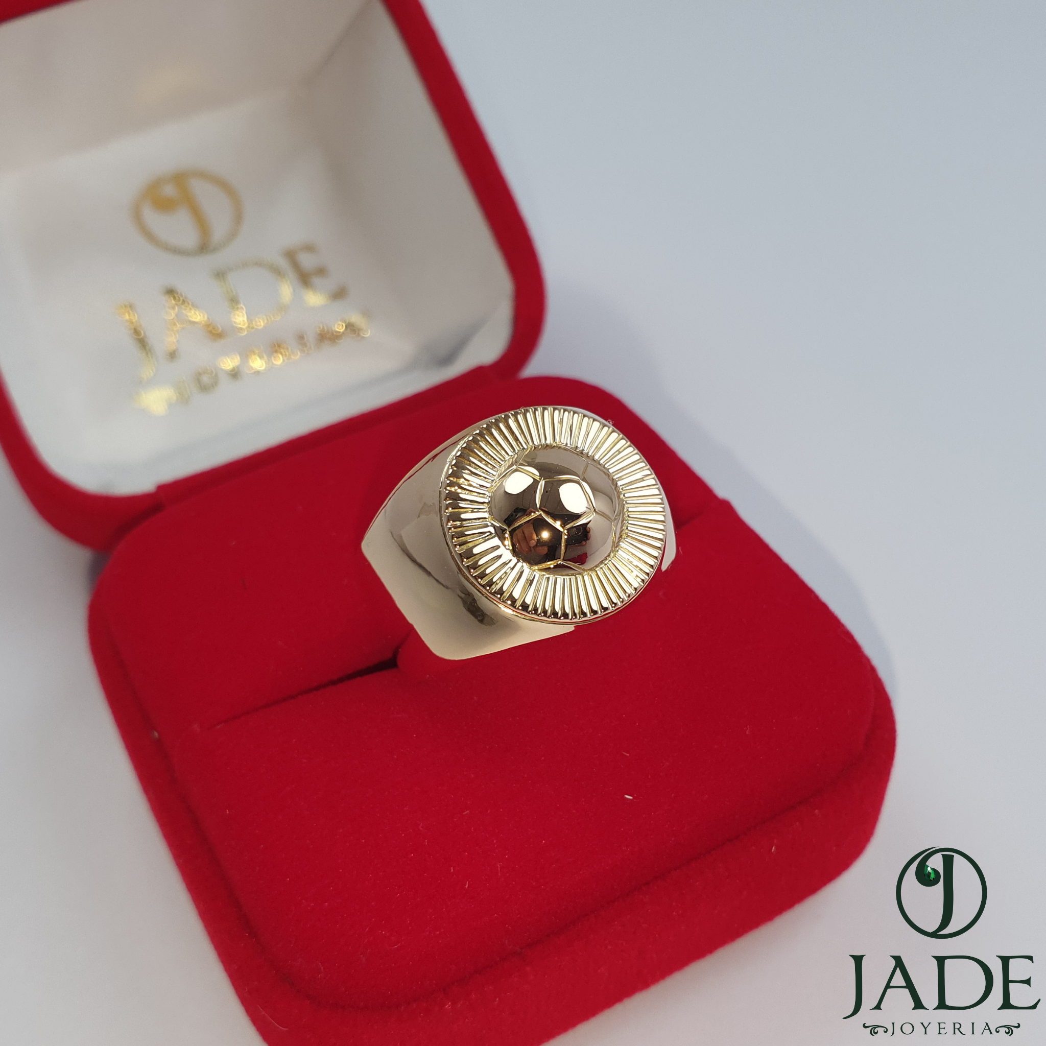 Anillo Bolichera balón de futbol