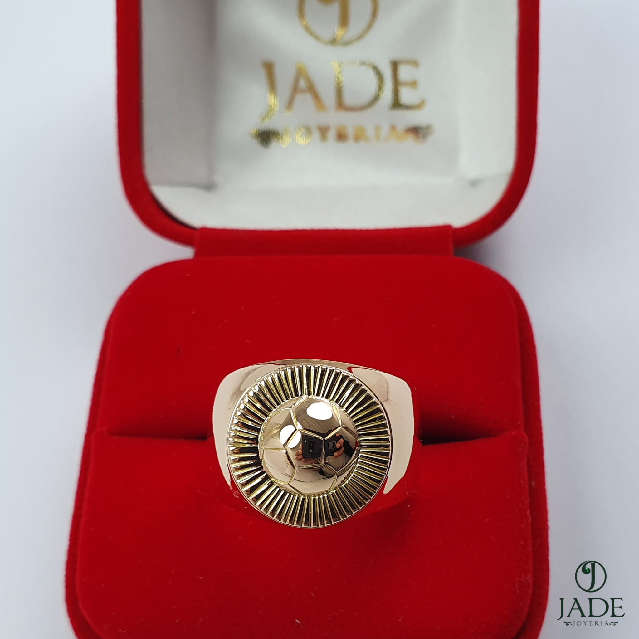 Anillo Bolichera balón de futbol