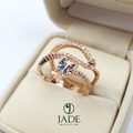 Anillo de mariposa pequeña