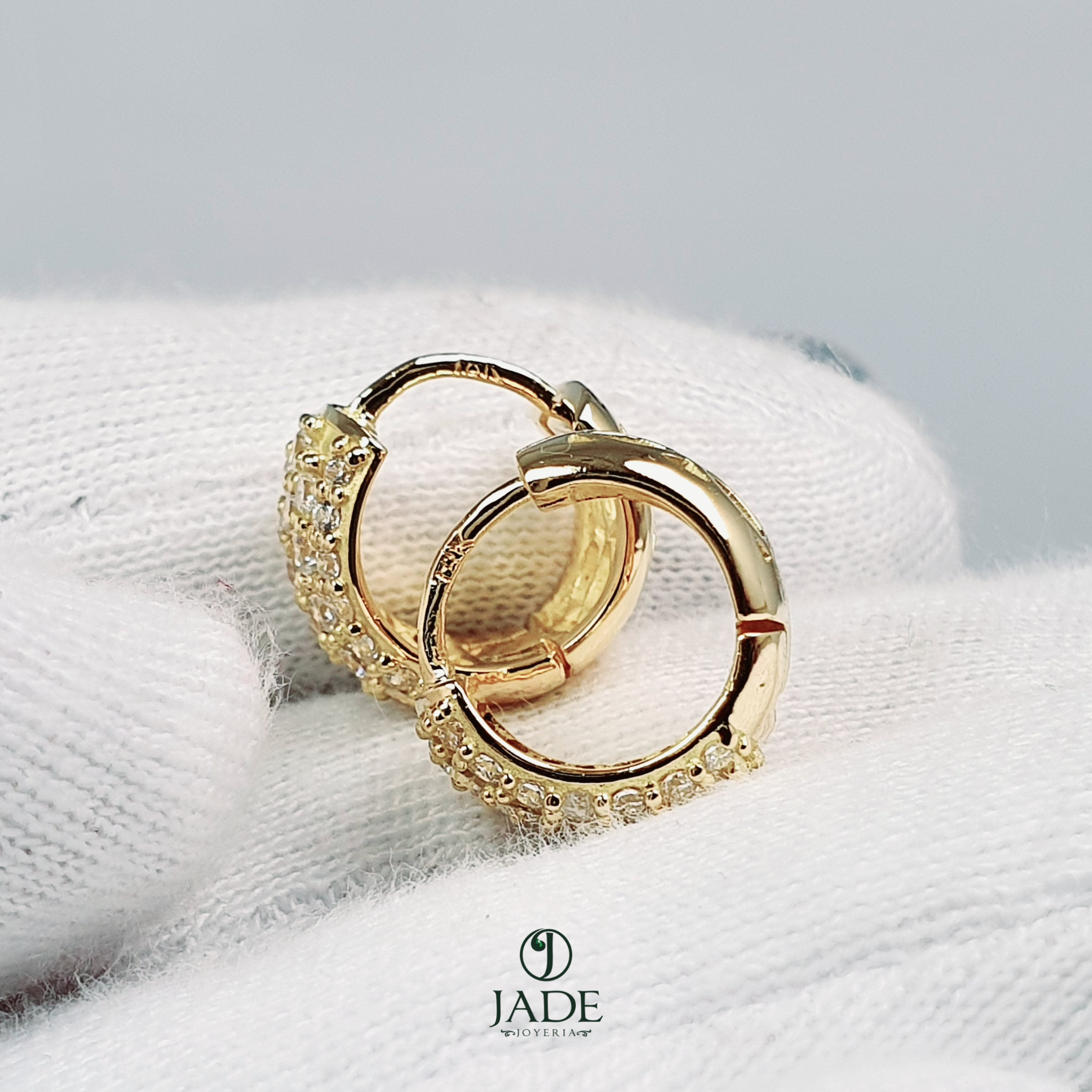 Argollas full piedras