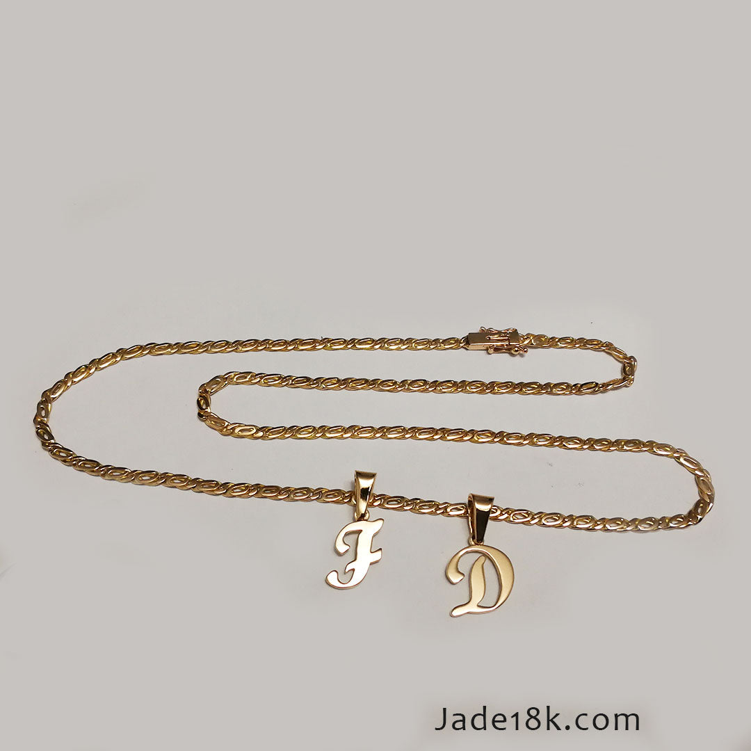 Cadena Monaco  Oro de 18k