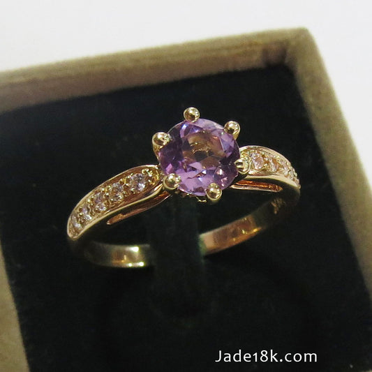 Anillo de compromiso Violeta Ring Oro de 18k